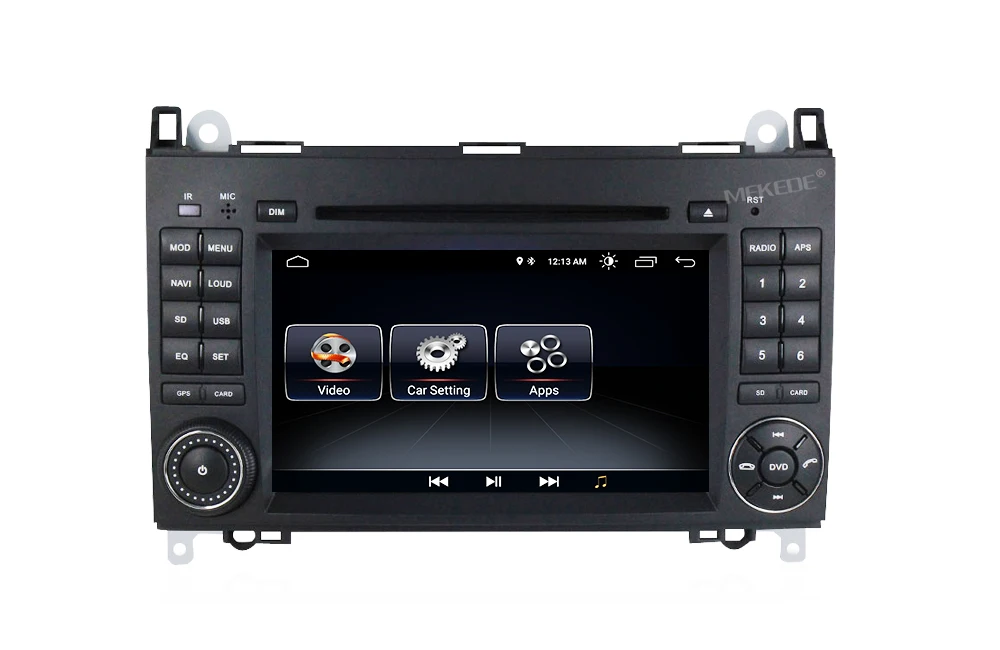 Top MEKEDE 1024*600  Android 8.1 2din Car DVD GPS Head unit for Mercedes Benz B200 A B Class W169 W245 Viano Vito W639 Sprinter W906 7