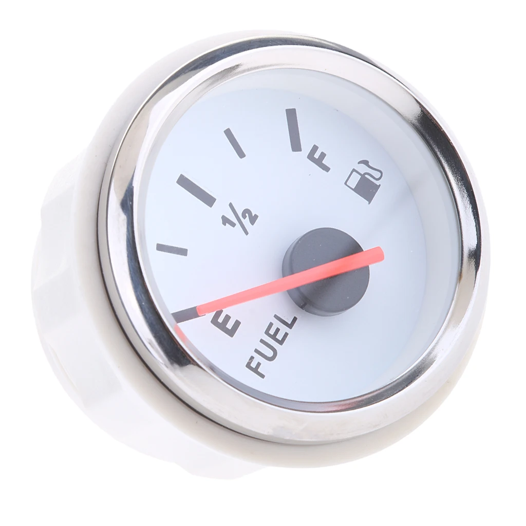 Brand New Pointer Fuel Level Gauge for Universal Boat Car Truck RV Camper LED Light Display Fuel Gauges Auto Gauges