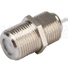 Superbat10 шт РФ 75 Ом Разъем F для монтажа в панель Джек с выводом для пайки