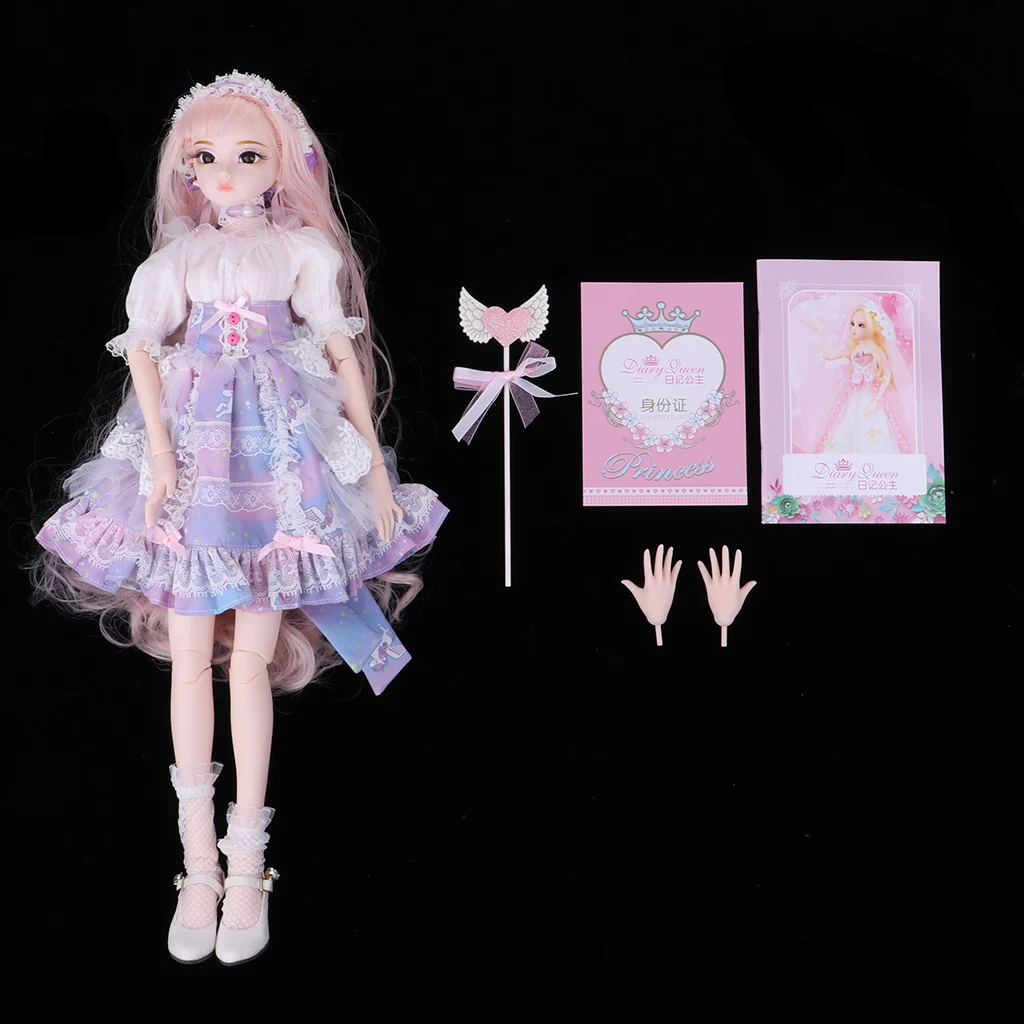Flexible 26 Joints Big Chest Doll Body Clothes Set for 1/4 BJD OB PB Kurhn DOD Custom Dressing Toy Birthday Gift Trisha