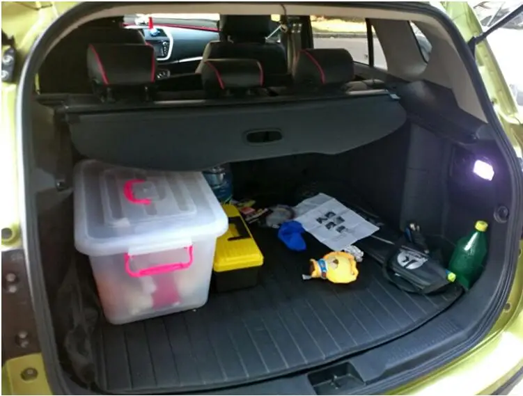 

NEW Car Rear Trunk Security Shield Shade Cargo Cover For Suzuki S-CROSS SCROSS 2014 2015 2016 2017 (Black, beige)