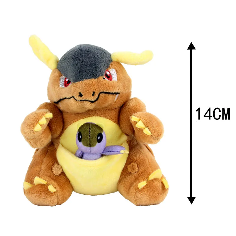 13 см/20 см 24 стиля Kangaskhan Gyarados Lickitung Patamon Mew Babylon Snorlax белки Gastly wobbuffet милые плюшевые игрушки - Цвет: 14cm Kangaskhan