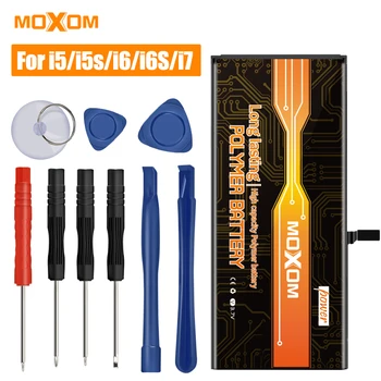 

Original MOXOM Battery For iPhone 6 6S 7 5S 5 Battery Replacement Battery High Capacity Internal Bateria For iPhone 6plus