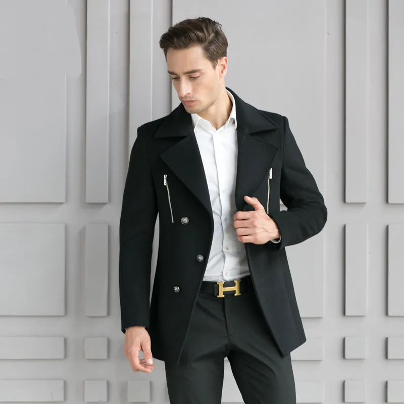 Buy Smart Casual Mens Trench Coat Men Coat Casual