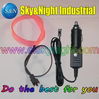 

Pink-EL Skirt Wire+12V Controller with Cigar lighter (functions of Constant -Flashing-Off)