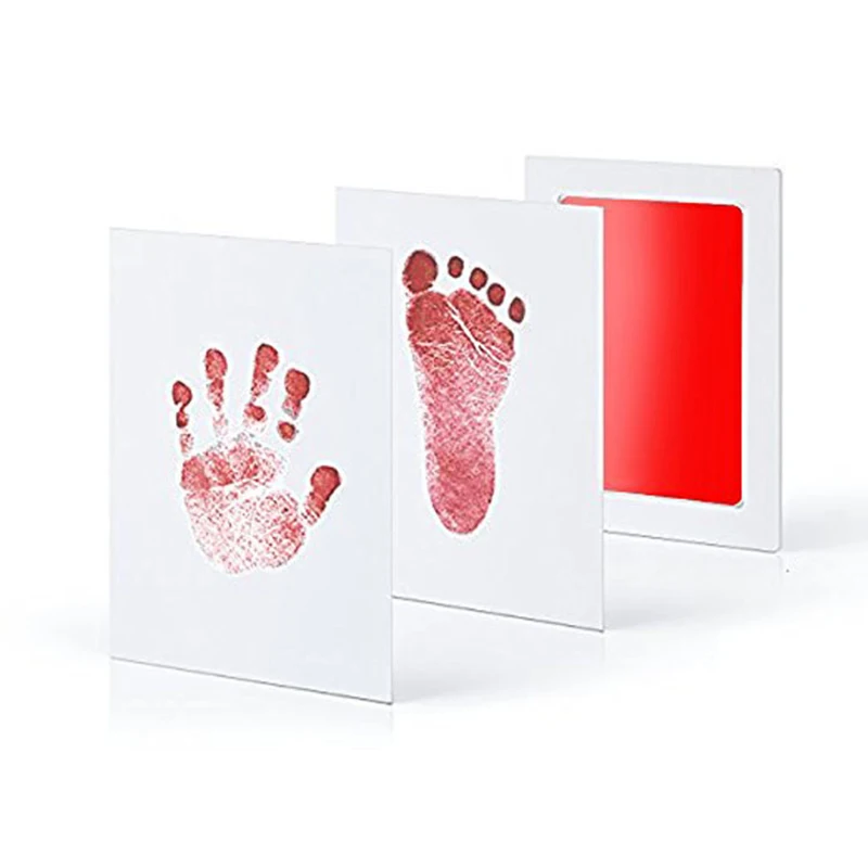 Newborn Baby Handprint Footprint Pad Safe Easy To Clean Non-Toxic Ink Photo Hand Foot Print Keepsake | Мать и ребенок