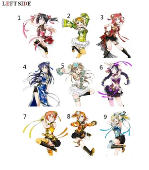 

LEFT SIDE Car Stickers HD Inkjet Tailor-made Car styling Japanese Anime DIY Waterproof Accessories Motorcycle Stickers