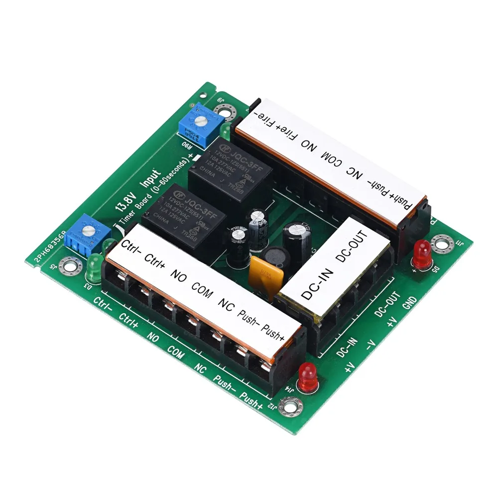 

2 way relay with 0--60S timer setting for access control, intercom, magnetic lock, bolt lock, electric lock
