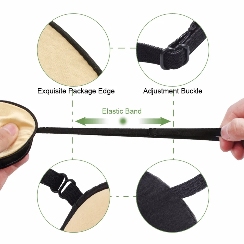 Pure Silk Eye Patch For Adults Amblyopia Obscure Astigmatism Training Strabismus Correction (4)