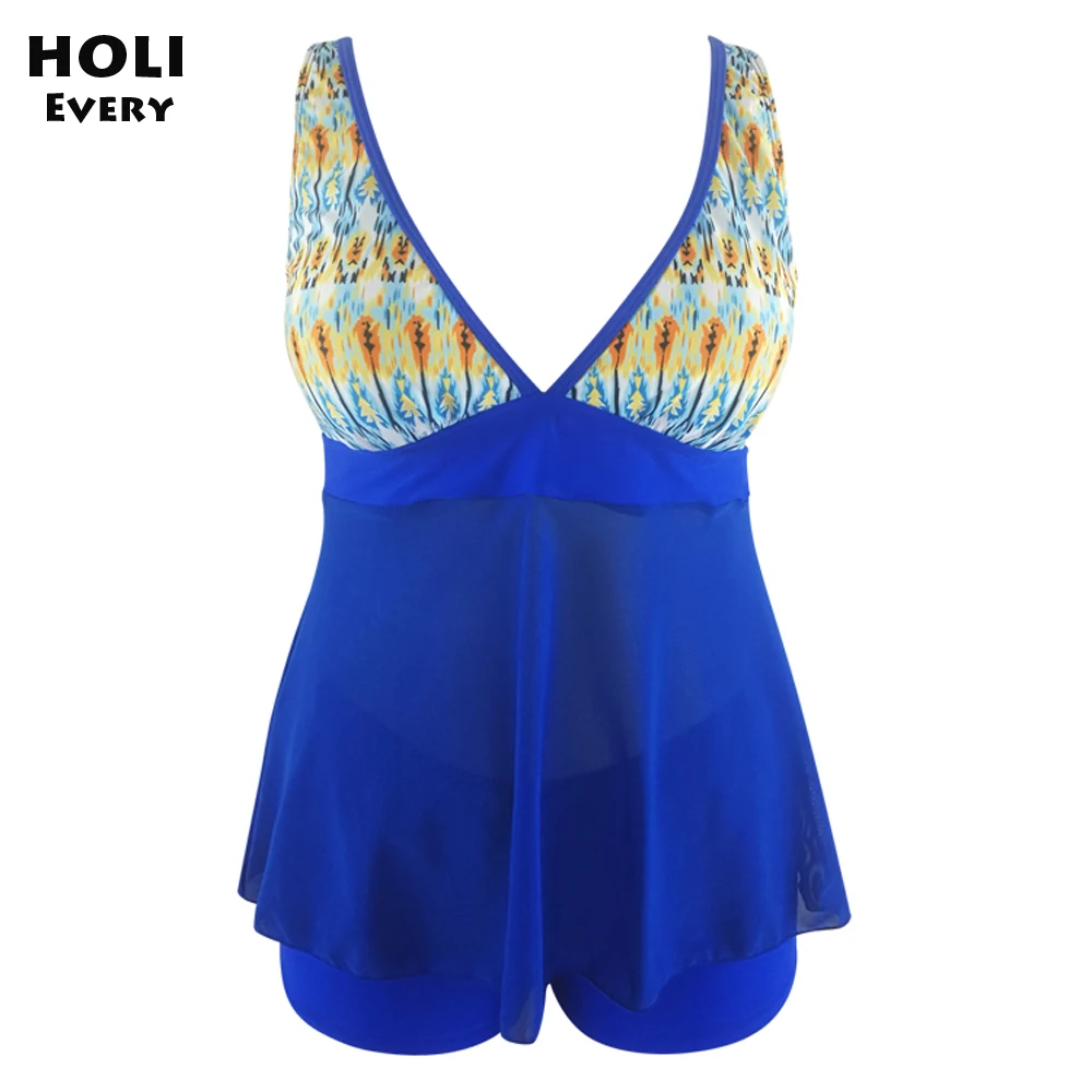 Swimwear Women Costume Swimsuit Fat Tankini Set Large Plus size Ladies