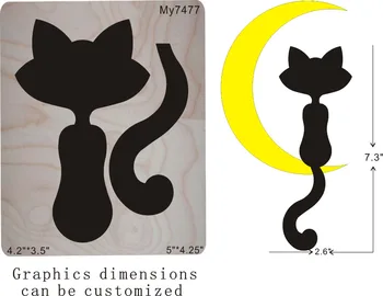 

cat muyu cutting die-- new wooden mould cutting dies for scrapbooking Thickness-15.8mm
