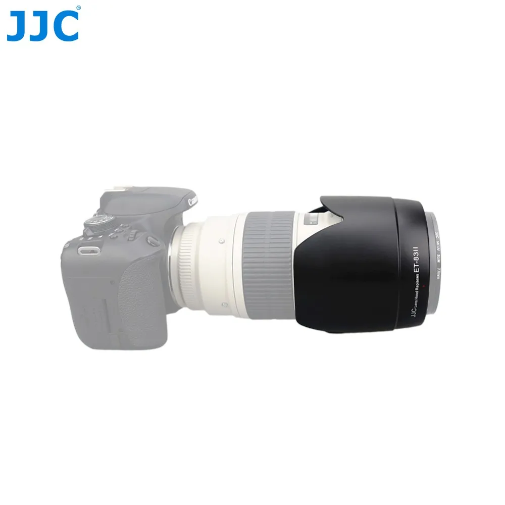 JJC LH-83II черный, белый цвет Бленды для объективов Тенты для Canon EF 70-200 F/2.8L USM бленда Заменяет Canon ET-83II