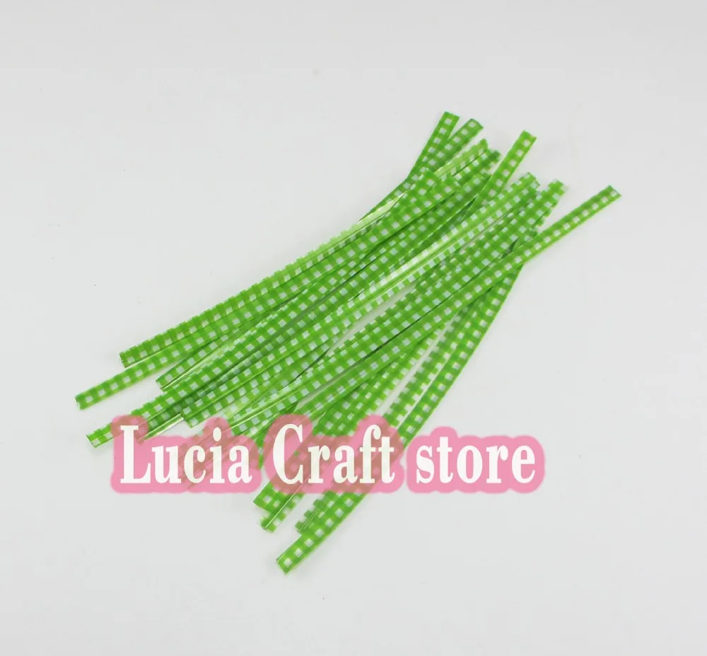 Распродажа! Lucia Craft 100 шт 4 мм* 10 см ламинированная пленка проволочный ремень твист Галстуки упаковка веревка печенье выпечка сумки уплотнения Упаковка I0805