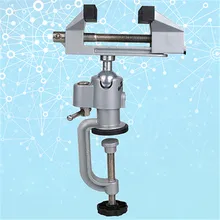 Тиски скамья поворотный 360 градусов вращающийся скамья с зажимом 3 дюймов настольный тиски инструмент