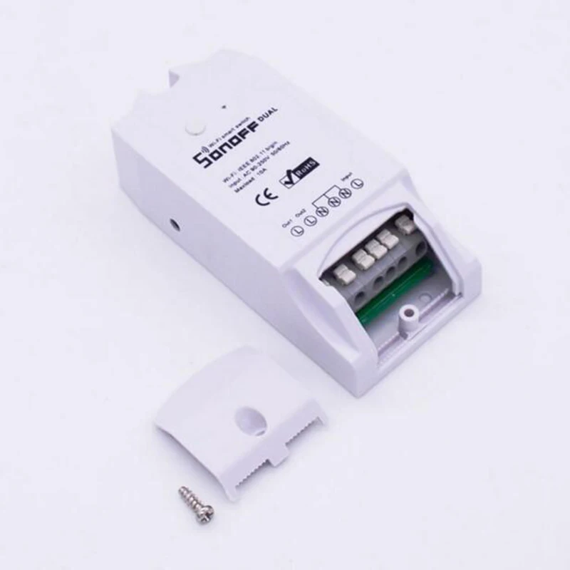 Sonoff Dual 2CH WiFi Smart Switch Wireless Remote Control Timing Smart Home Automation Module 2 Cha - 32773495057