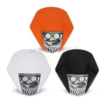 

Motorcycle Universal LED Headlights Headlamp For KTM Honda Yamaha EXC EXCF XC XCF SX SXF CRF YZF WRF Off Road