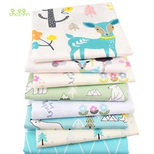 Chainho, мультяшная печатная твиловая, хлопковая ткань, DIY шитье для детей и детей лист, подушка, подушка, материал игрушки, полуметр