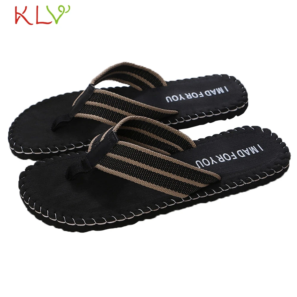 

Comfort Sandals Summer Men Beach Flip Flops Shoes Sandals Open Toe Slipper indoor outdoor Flip-flops 40-45 Male Shoes 18Dec3