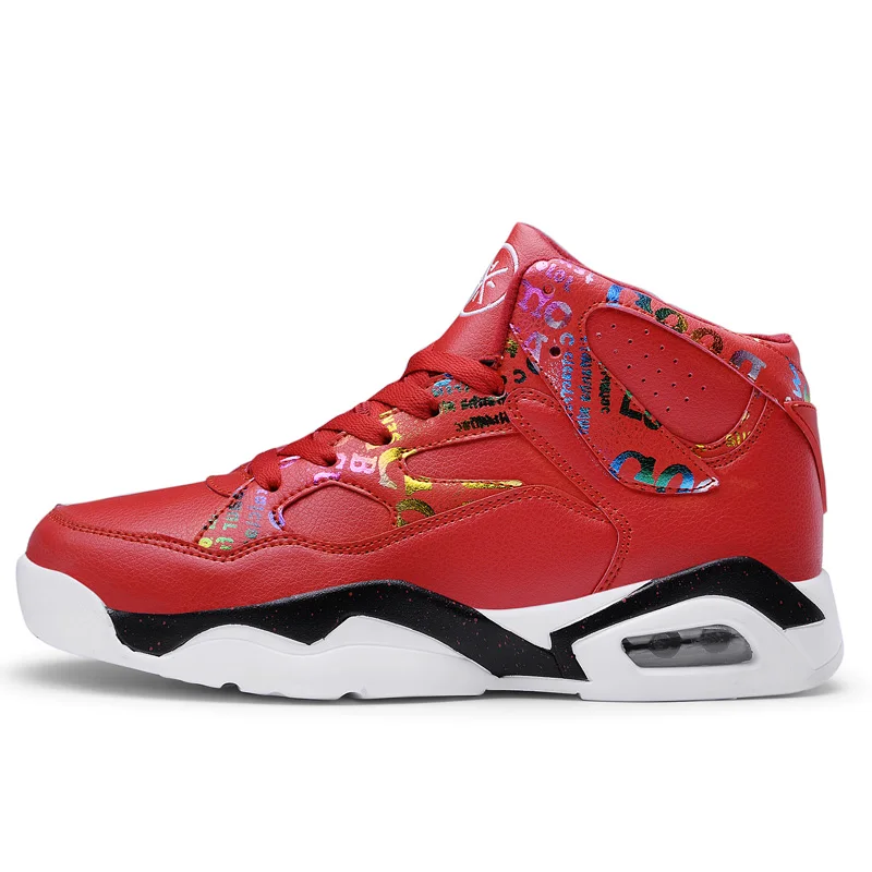 Новая мужская Баскетбольная Обувь jordan ретро Обувь zapatillas hombre deportiva дышащие кроссовки Мужская дышащая Спортивная обувь для улицы - Цвет: RED
