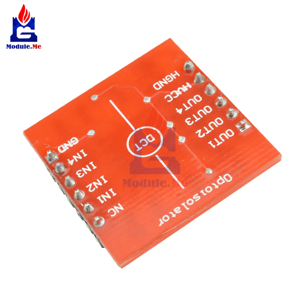 TLP281 4 канальный опто изолятор IC модуль плата для Arduino высокий и низкий уровень
