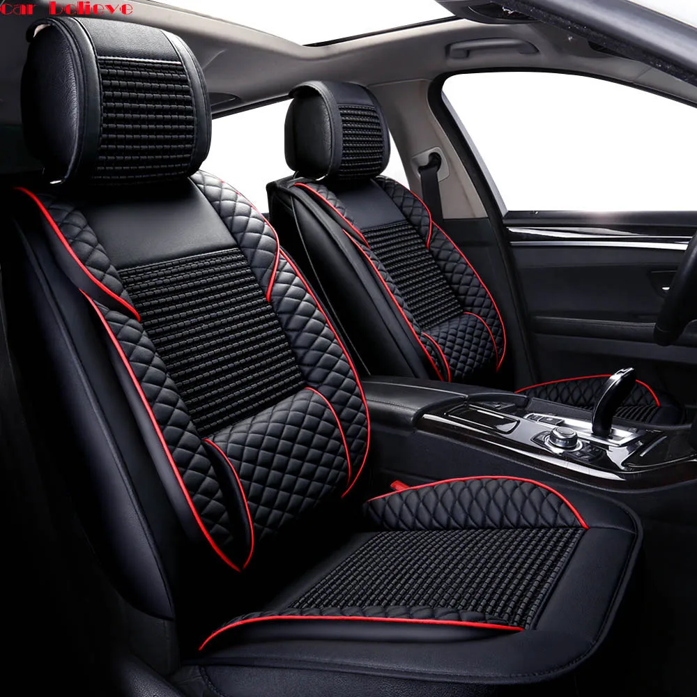 Car Believe leather car seat covers For peugeot 206 407 508 308 301
