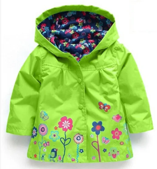 Куртка-дождевик для детей; сезон осень-зима; красная куртка для девочек; ветровка; куртка для мальчиков; детский плащ-Тренч; Детский водонепроницаемый костюм; Z791 - Цвет: jacket green