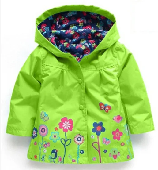 Rain Jacket Kids Autumn Winter Red Girls Jacket Windbreaker Boys Jacket