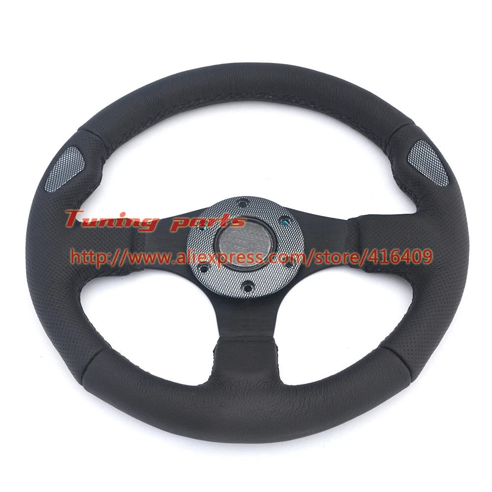 Jet flat leather steering wheel (4)
