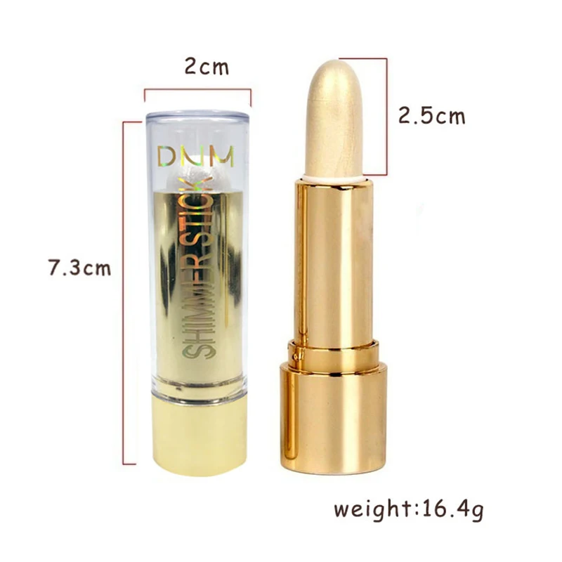 DNM 3D High-Light Embellish Contour Highlighter Pencil Brighten Skin Shimmer Highlighter Pen Nude MakeUp Cosmetic Tool TSLM2