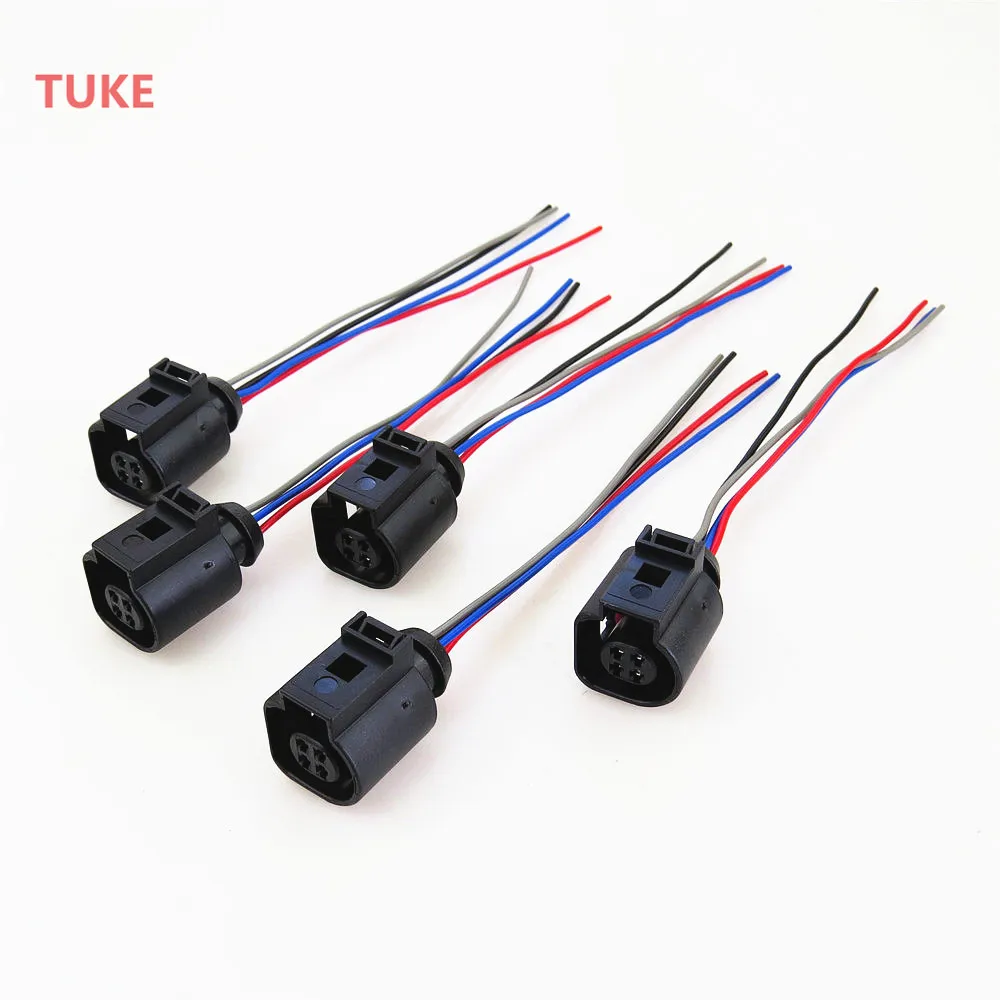 

RWSYPL 5 Pcs Coolant Water Temperature Sensor Switch Cable Harness Pigtail Plug For Passat Golf MK5 A4 A6 A3 S4 S6 4B0 973 712