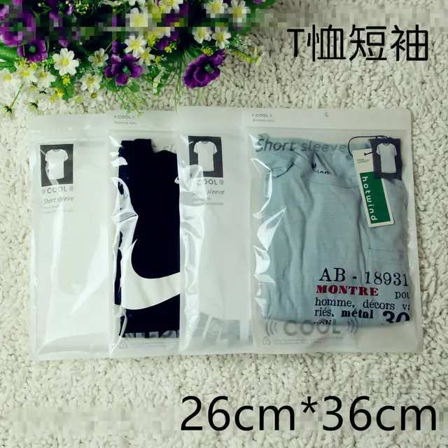 50 Pcs Plastic Bags White T Shirt Packaging Self Press Seal 50 Pcs Plastic Bags White T Shirt Packaging Self Press Seal Resealable Zip Lock Clear Storage