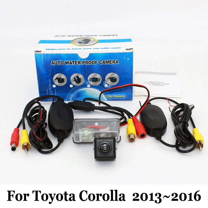 Rear View Camera For Toyota Corolla E160 E170 2013~2016 / RCA AUX Wired Or Wireless HD Night Vision Auto Parking | Автомобили и