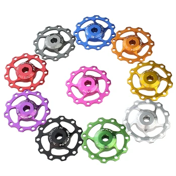 

2pcs 11T 13T MTB Rear Derailleur Pulley Mountain Road Bikes Bicycles Roller Idler Bearing Jockey Wheel Parts 10 Color