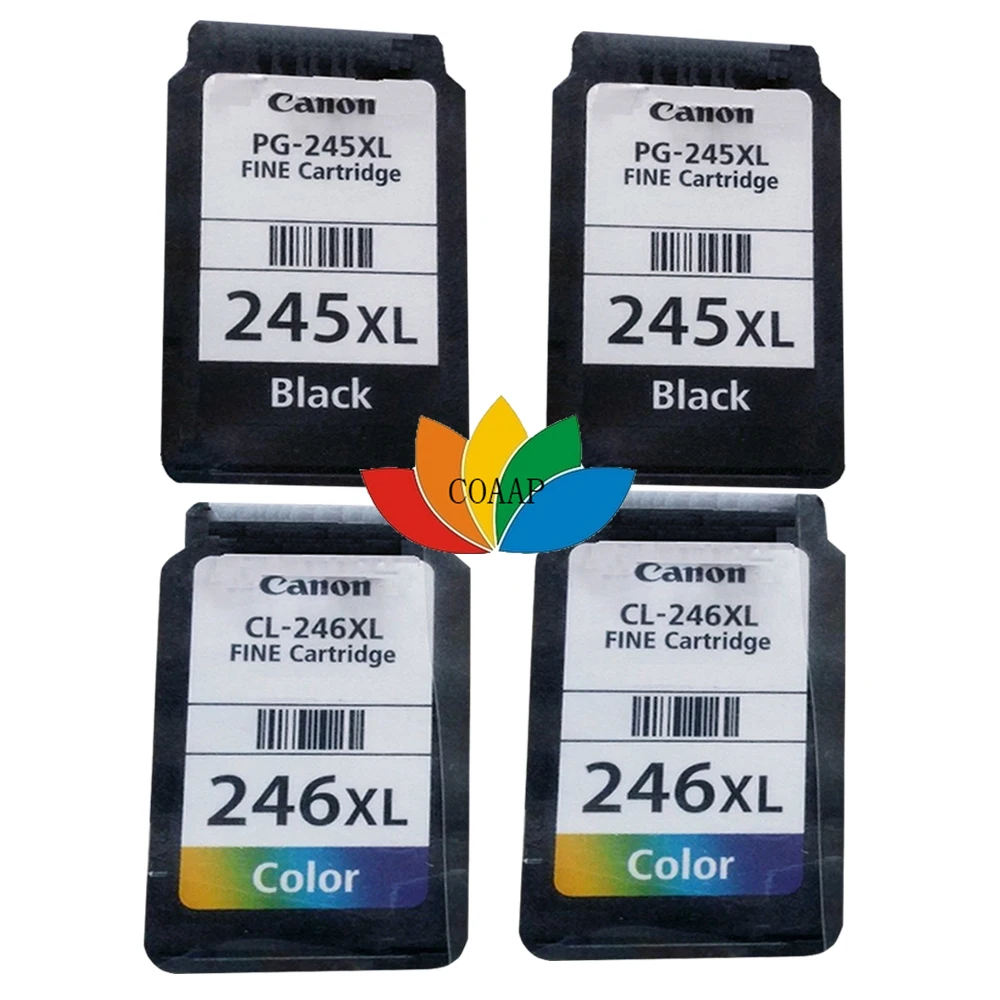 

Free shipping PG-245XL Black & CL-246XL Tri-color ink cartridge for compatible Canon PG245 CL246 MG2420 MG2520 MG2920 MG2922
