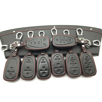 

Car leather keychain key cover For Chevrolet For Cruze / Malibu XL / M49 Equinox Key cases Smart remote control accessories