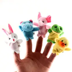 Детские плюшевые игрушки мультфильм зоологические животные пальчиковые игрушки из плюша игрушки детские куклы