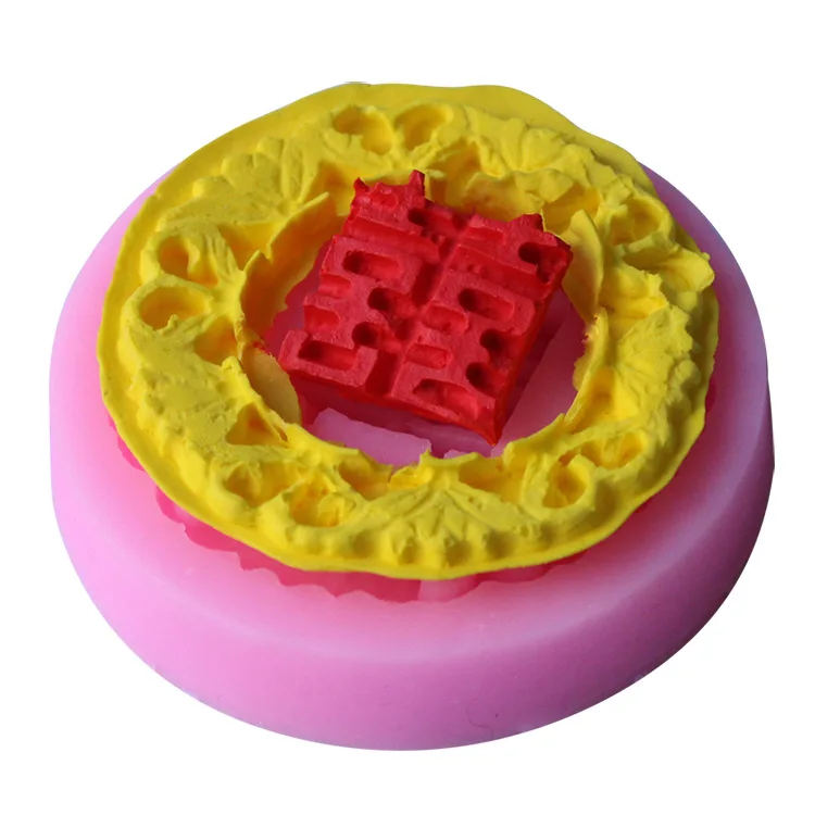 DIY small Fondant Cake Mould characters designs silicone mold E018 colour randomin Cake Molds