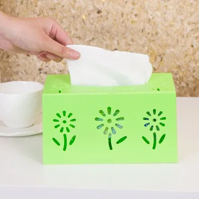 BF040 Flower creative paper tissue box paper home ...