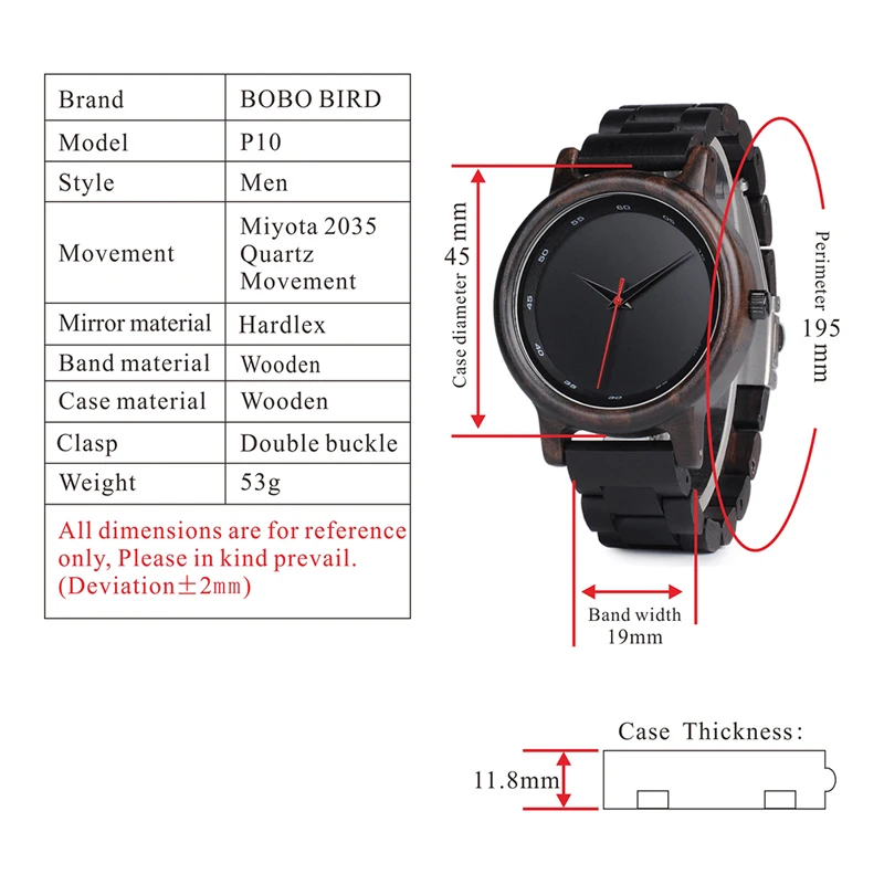 Бобо птица простой стиль деревянные мужские часы кварцевые наручные часы Подарки для мужчин erkek kol saati Пользовательский логотип