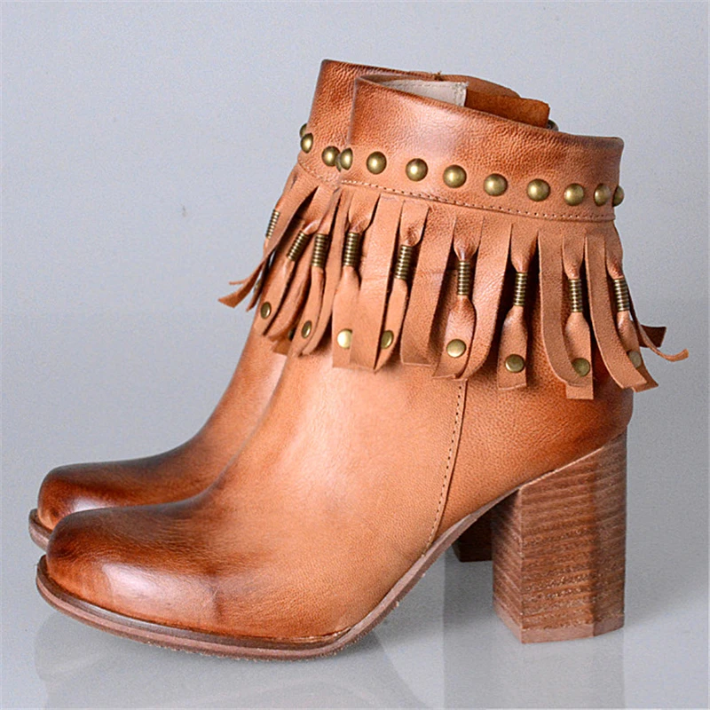 attaché Talons 2018 Rétro Martin Bottes Cool Évider Classiques En Vache Prova Cheville Croix Boucle Cuir light Perfetto Neutre Black Femmes Brown 8wmN0nOv