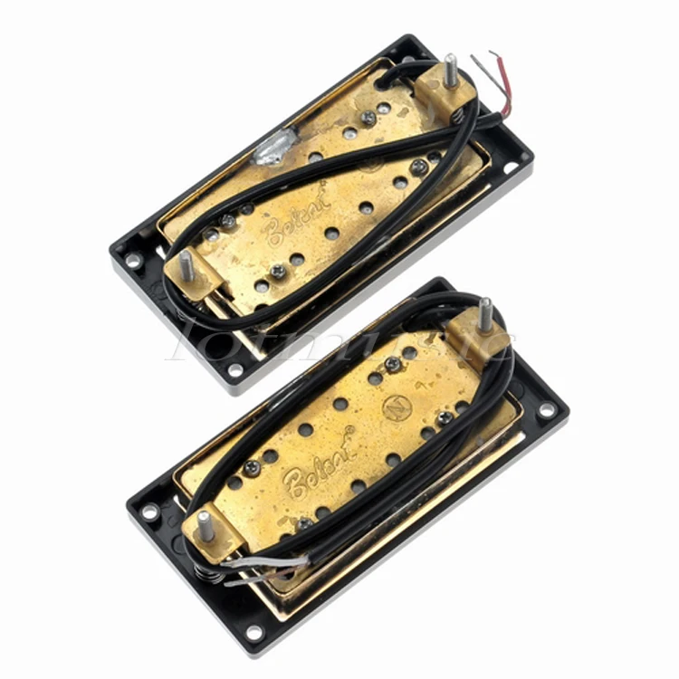 Электрогитара Belcat Humbucker Humbucking набор с шеей для мостов Alnico золотая черная двойная