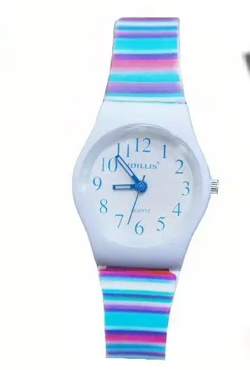 

2016 new Women Willis MiNi Watches Resin Fashion Table Waterproof Ladies Table stripe Watches Y179