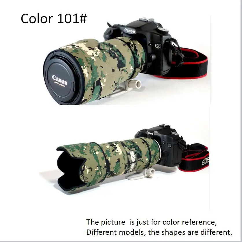 DHL/EMS Объектив Пальто Камуфляж для Sigma 150-600 мм f5-6.3 DG OS HSM современные пистолет одежды защиты объектива pt0026 - Цвет: as picture