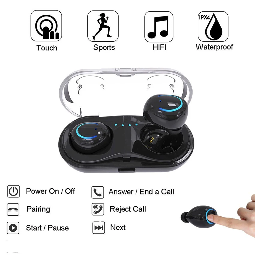 Aimitek Q18 Bluetooth Earphones-2