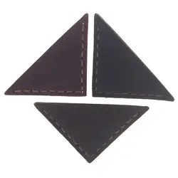 1 шт. винтажные треугольные закладки из искусственной кожи угловая страница маркер канцелярские принадлежности подарок школьные офисные