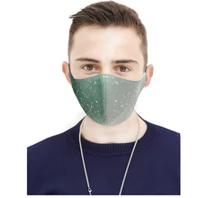 Moledodo Mouth Mask Dust  material Adult Anti Haze waterproof Mask Fashion style anti-dust Cycling Black mouth masks D50