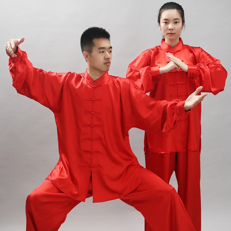 Billige Neue Design Unisex 15 Farben Top Qualität Tai Chi Kleidung Sets Kung Fu Ehelichen Arts Uniformen Taichi Taiji Kleidung anzüge Schöne