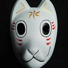 Hotarubi No Mori E, ручная роспись, маска в лес пожарных, светильник в японском стиле, косплей, ПВХ пластик, лиса, маска на все лицо