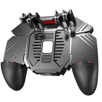 

PUBG Game Controller with Cooling Fan Gamepad For IOS Android Mobile Phone Six Finger Operating Game Joystick Power Bank Gamepad
