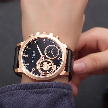 

High-End Fashion Men's Stainless Steel Watch Analog Alloy Quartz Men's watch Wrist Party decoration suit Dress Watch gifts male